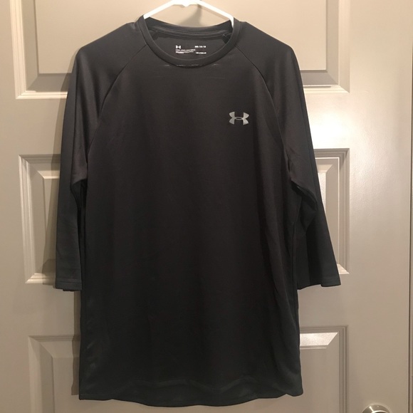 Men's Under Armour Tech 3/4 Power Sleeve Tee - Picture 3 of 5